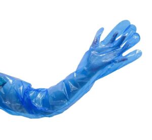Poly Disposable Gloves, Shoulder Length