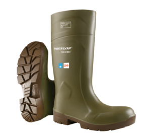 Dunlop Flexible PU, Steel toe, Resistant To Oil, 15″ - 3