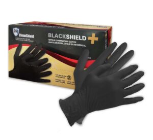 BlackShield Plus Nitrile Examination Gloves, 6MIL