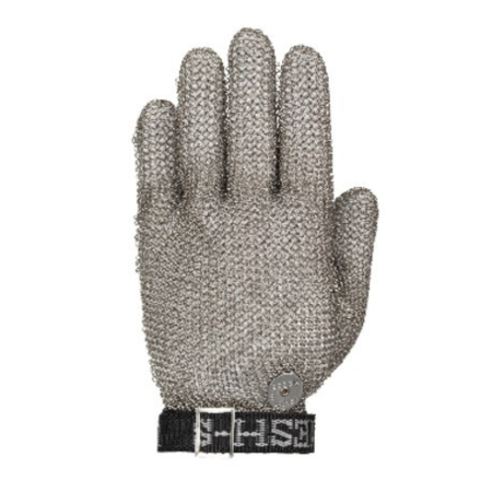 US Mesh® Stainless Steel Mesh Glove with Adjustable Strap – Wrist Length