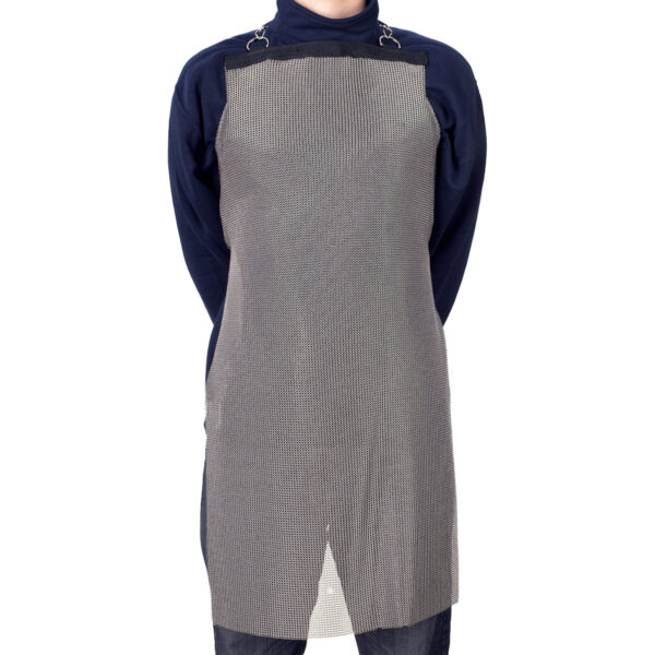 Stainless Steel Mesh Apron with Adjustable Elastic Strap