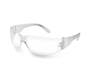 Ronco NOVA One Piece Lens Safety Glasses Clear Lens, Antifog