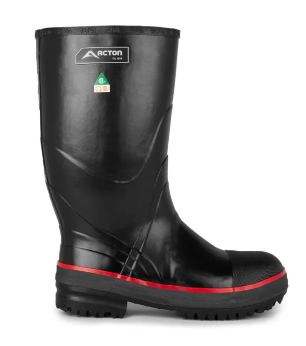 Protecto 2.0, black | 15” waterproof natural rubber work boots