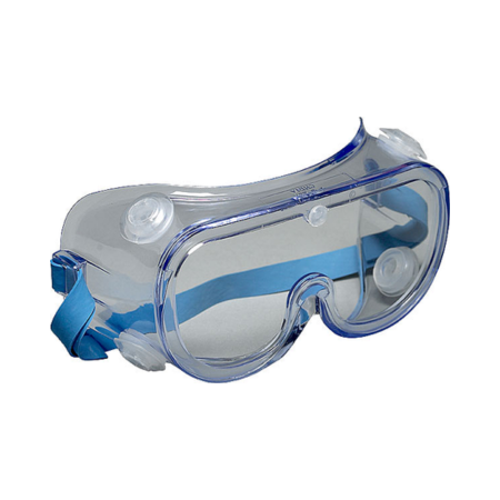 Safety Goggles, Clear Anti-Fog Ventless Frame